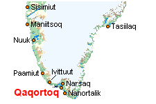 Kort over Grønland